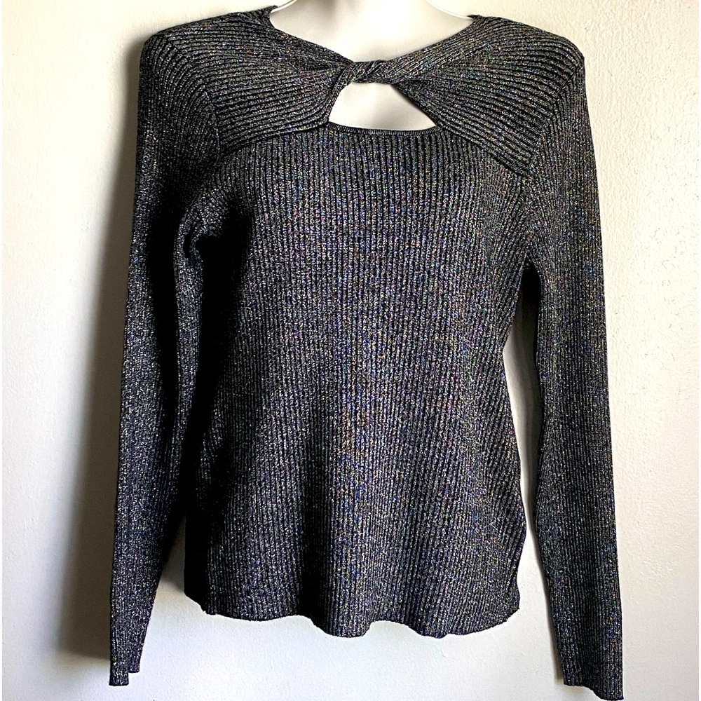 Women’s silver & grey long sleeve top